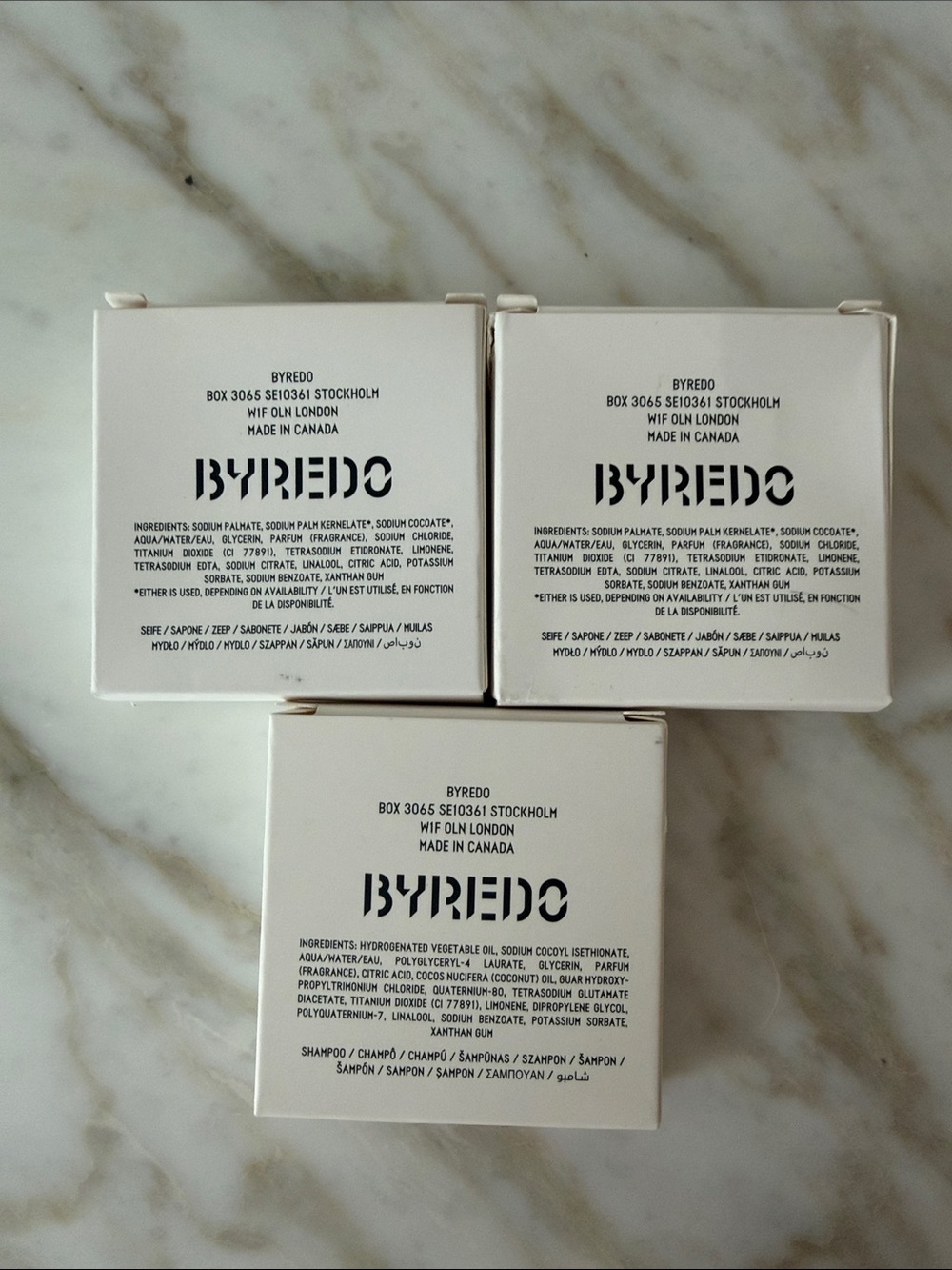 Byredo Gypsy Water Soap & Shampoo Bars — White Packaging - Picture 2 of 2
